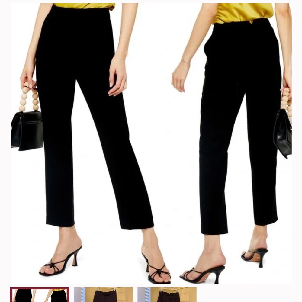 Topshop straight leg trousers